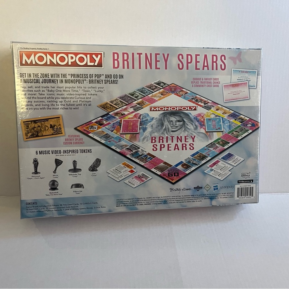 Britney Spears Monopoly Board Game New In Box 
Sealed - Picture 3 of 8